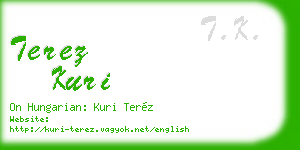 terez kuri business card